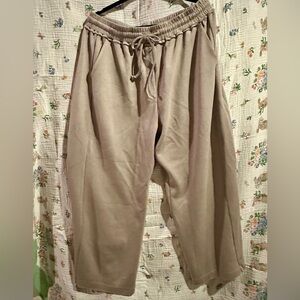 White Birch Scuba Material Pants